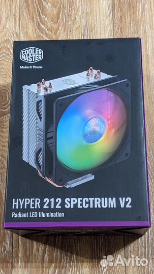 Кулер для процессора башня LED Intel AMD