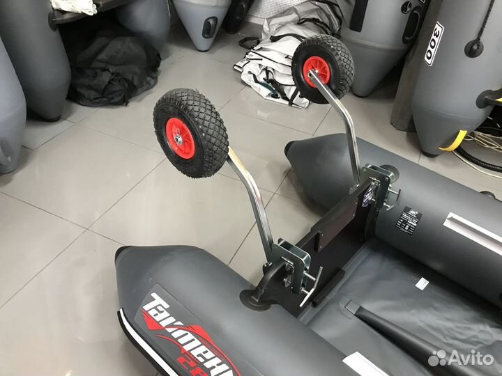 Транцевые колеса Zilet на струбцинах быстросъемные