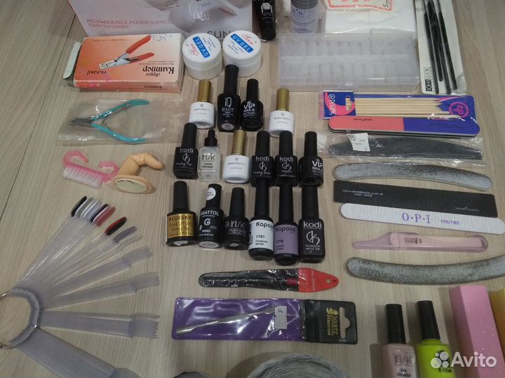 Набор для маникюра и наращивания ногтей