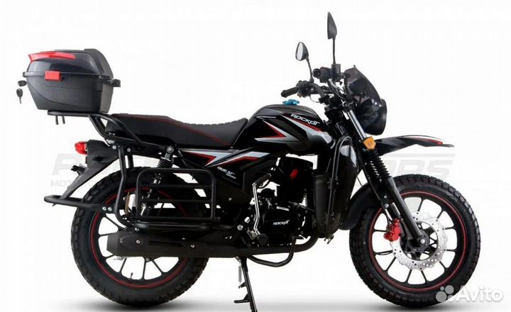 Мотоцикл дорожный rockot quest 150 (черный глянцев