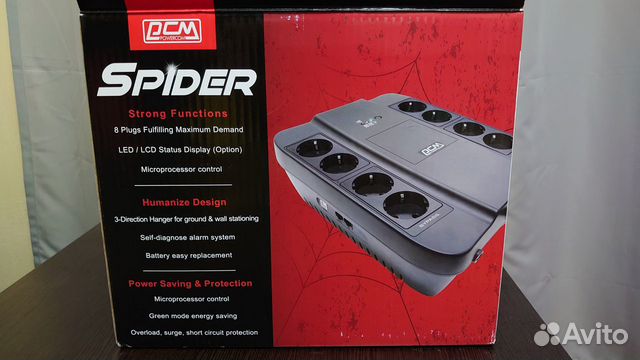 Бесперебойник PowerCom UPS Spider 1000VA