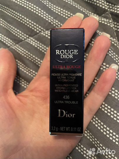 Помада Rouge Dior ultra rouge 436