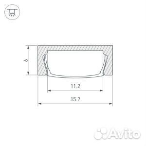 Алюминиевый профиль для светодиодной ленты