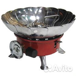 Газовая плитка походная веерная