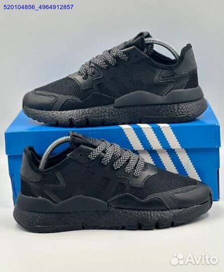 Кроссовки Adidas Nite Jogger Black (Арт.72202)