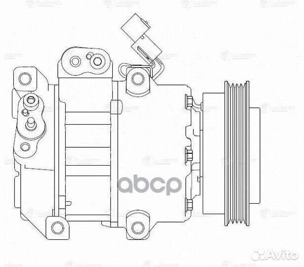 Компрессор кондиционера KIA RIO II 05- lcac 085