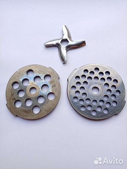 Нож и 2 решётки для мясорубки Мулинекс