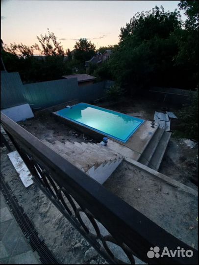 Бассейн из полипропилена 3х10х1,5