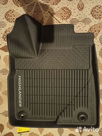Комплект ковров Toyota Highlander 2013 - 2018