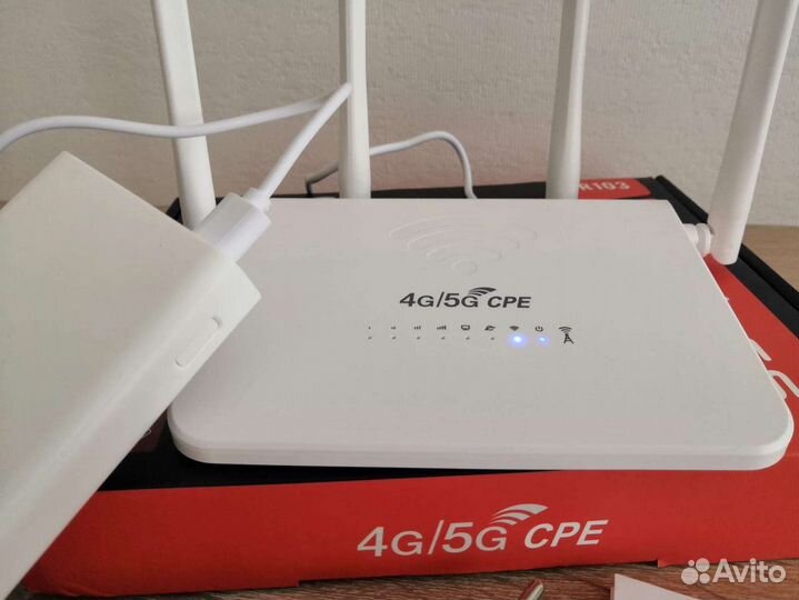 Модем-роутер LTE wifi 4G, слот sim