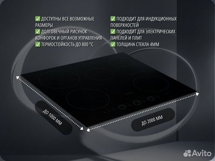 Стекло для варочной панели Electrolux, гарантия