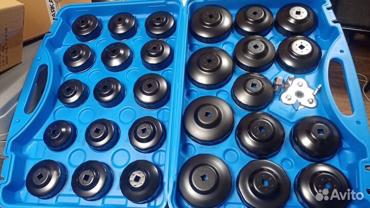 Набор съёмников масляных фильтров 29 пр. Тип Чашка