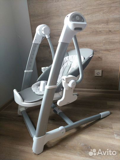 Электрокачели и стульчик для кормления 3 в 1