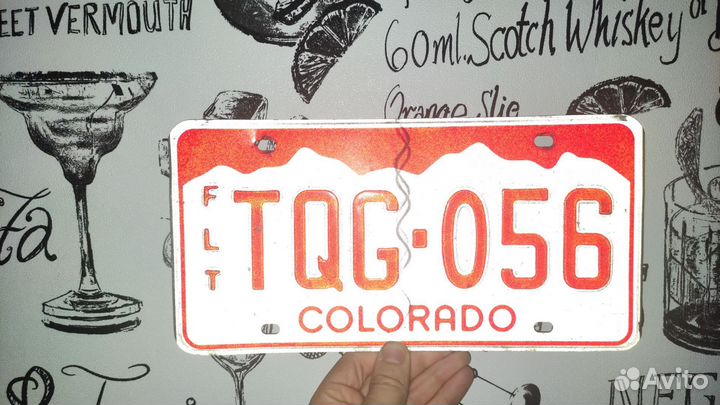 Автомобильный номер из США