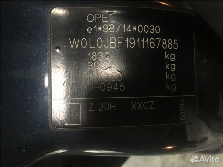 Разбор на запчасти Opel Vectra B 1995-2002