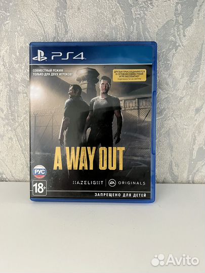 A way out ps4 диск rus