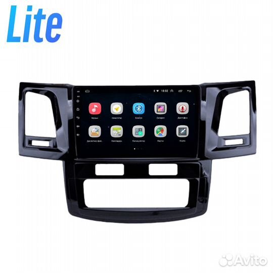 Магнитола Parafar Toyota Hilux 2008-15 Android