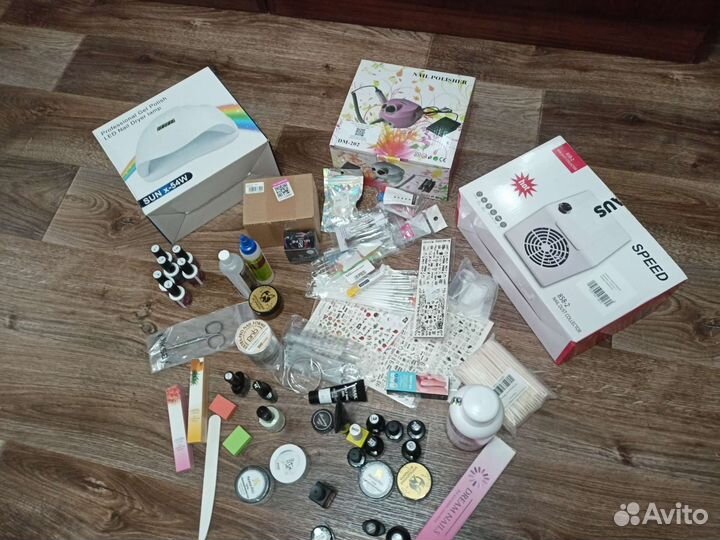 Всё для маникюра большой новый набор