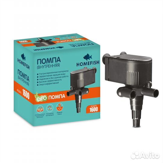 Homefish до 300 л помпа для аквариума 1600 AP-1600