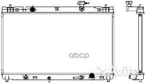 Радиатор основной 24 мм sakura 34611016 3461101