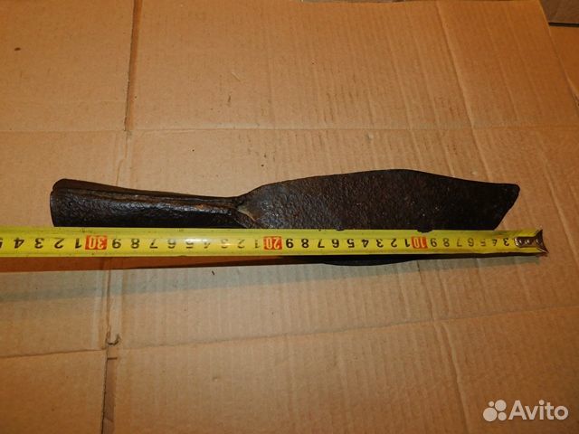 Антикварный, кованный косарь для щипания лучины ри