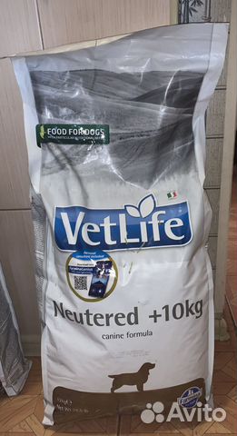Корм для собак vetlife