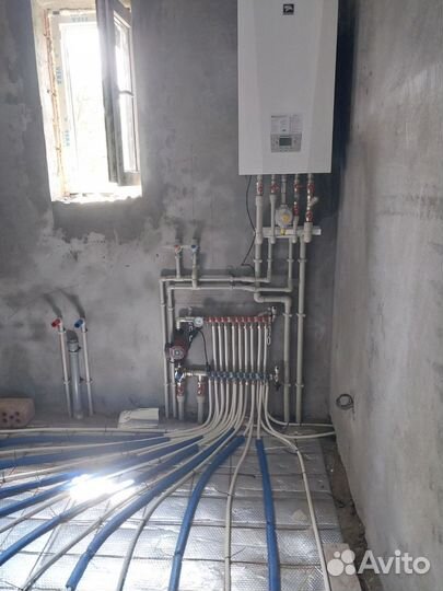 Монтаж систем отопления теплого пола