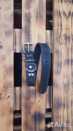 Ошейник из натуральной кожи на заказ