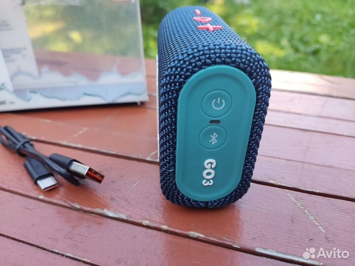 Колонка JBL Go3 синяя