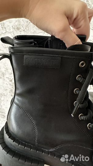 Ботинки кожаные демисезон