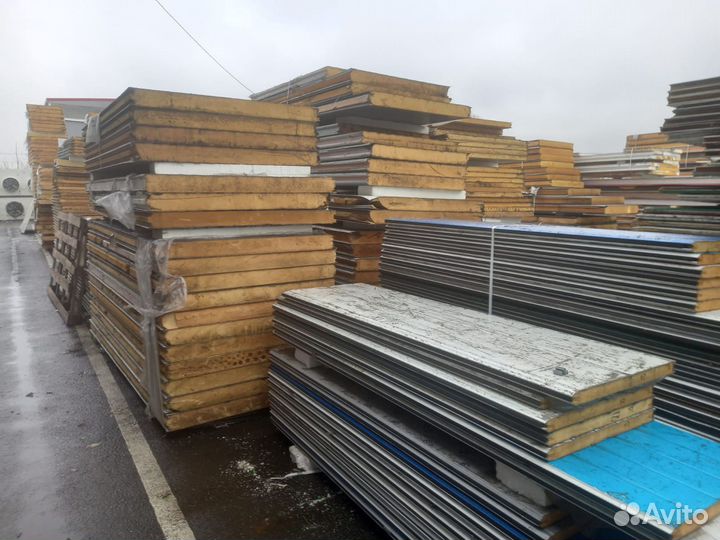 Сэндвич панели бу 30000 м2 в наличии