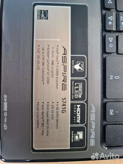Acer 5741g