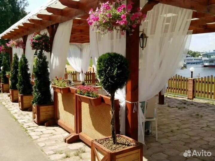 Уличные шторы в беседки ресторан кафе