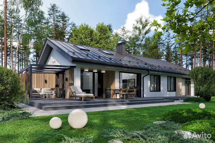 Готовый проект дома Loft