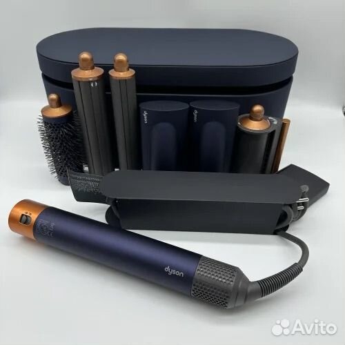 Стайлер Dyson airwrap complete long prussian blue