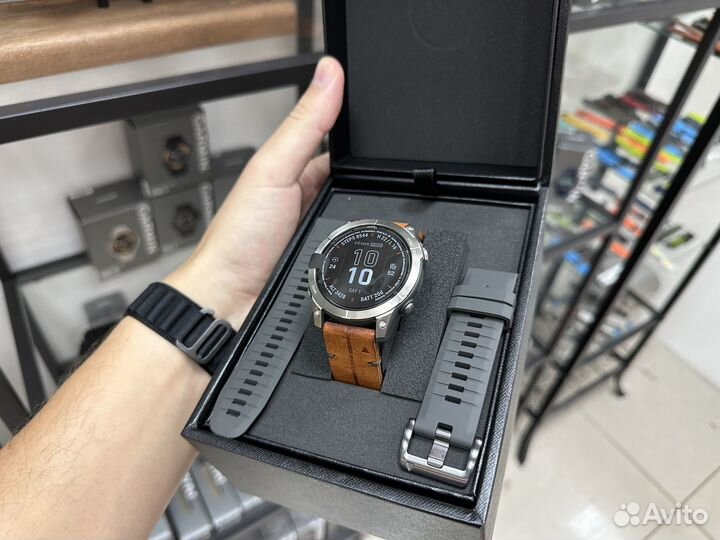 Garmin Fenix 7 Pro Sapphire Solar Titanium Chestnu