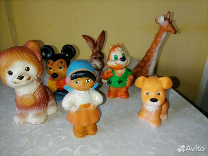 Резиновые игрушки СССР