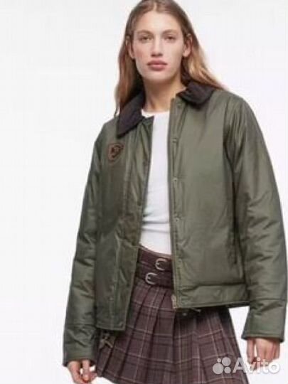 Куртка рабочего женская хаки befree с воротником