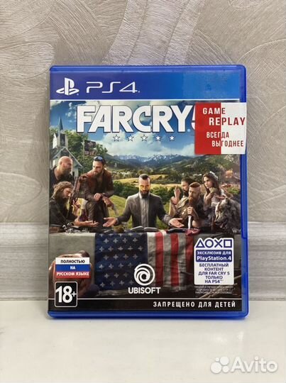 Диск с игрой на PlayStation 4 FarCry 5