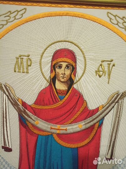 Икона вышитая 