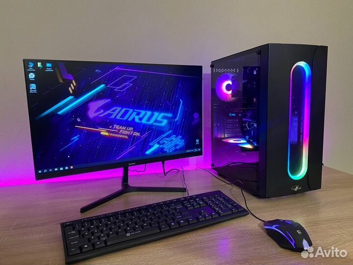 Пк для игр Core i7 /16gb с монитором