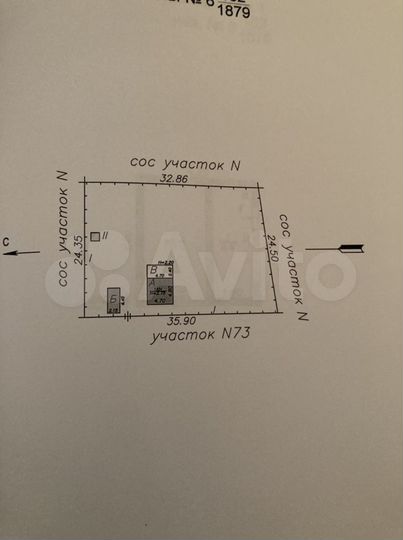 Участок 8,9 сот. (СНТ, ДНП)