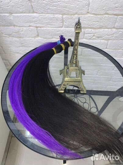 Волосы натуральные для наращивания 50см