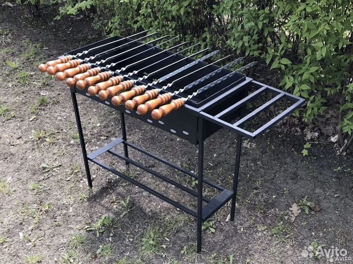 Мангал разборный 2 в 1 плoв/шашлык