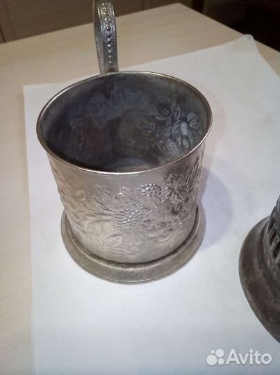 Мельхиоровые подстаканники времён СССР