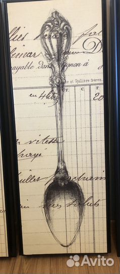 Картина/постер 3шт. в раме США