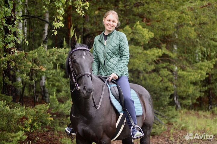 Конная прогулка по лесу