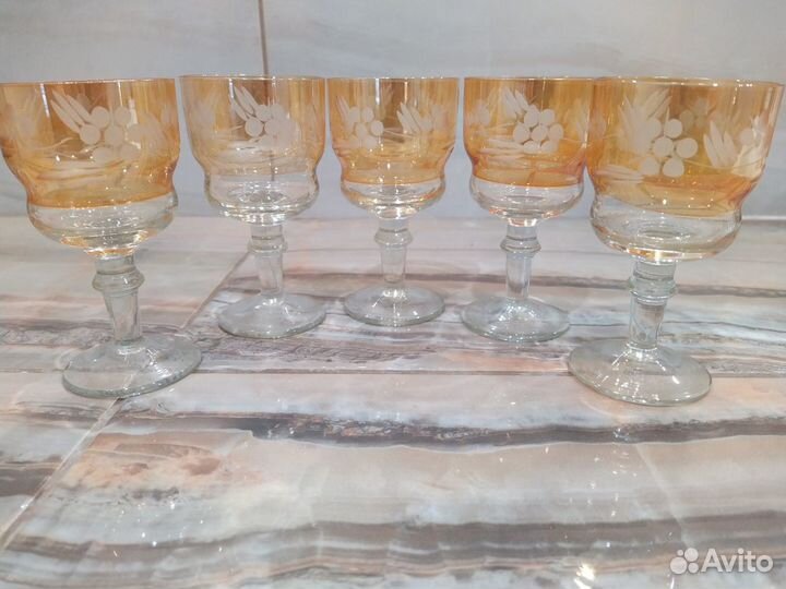 Фужер, рюмки на ножке СССР