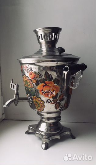 Самовар Тульский расписной электрический