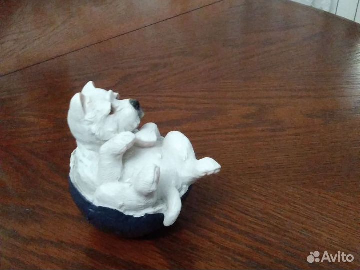 Собака керамическая фигурка